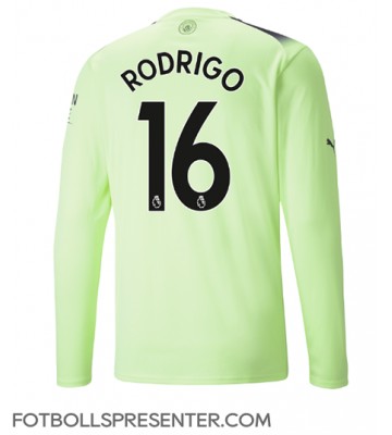 Manchester City Rodri Hernandez #16 Tredje Matchtröja 2022-23 Långärmad